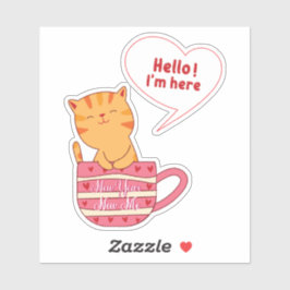 Nieuwjaar _ New Me Sticker