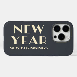 Nieuwjaar Nieuw Begin Inspirerend Typografie iPhone 16 Pro Hoesje