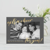 Nieuwjaar Nieuwe Baby Foto Zwangerschap Aankondigi Aankondiging (Staand voorkant)