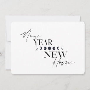 Nieuwjaar nieuwe thuisvakantie verplaatst feestdagenkaart