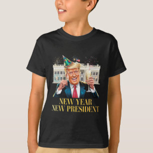 Nieuwjaar Nieuwjaar President Funny Trump Nieuwjaa T-shirt