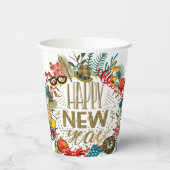Nieuwjaar Papieren Bekers (Links)