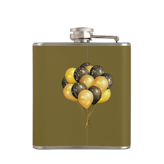 Nieuwjaar Penguin Heupfles (Achterkant)