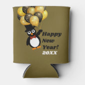 Nieuwjaar Penguin-Koelbox Blikjeskoeler (Voorkant)
