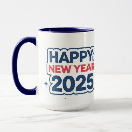 Nieuwjaar, Perfect Brew: Gelukkig Nieuwjaar 2025 M Mok
