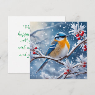 Nieuwjaar plat Wenskaart Kaart