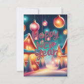 Nieuwjaar Print Kaart (Achterkant)