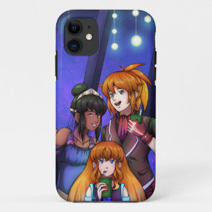 Nieuwjaar ruimteviering iPhone 11 hoesje