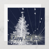 Nieuwjaar Save The Date (Voorkant / Achterkant)