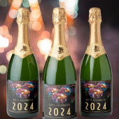 Nieuwjaar Sparkling Wijnetiket