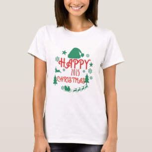 Nieuwjaar T-shirt voor kerst 2025