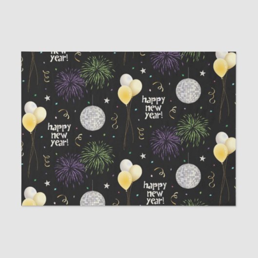 Nieuwjaar Tissuepapier (Voorkant)