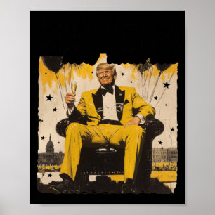 Nieuwjaar Trump 2025 Poster