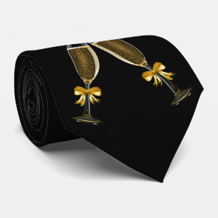 Nieuwjaar van Champagne Stropdas