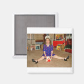 Nieuwjaar vieren met mijn zingende Speelgoed Magneet (Voorkant / Achterkant)