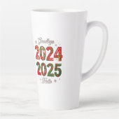 Nieuwjaar Waterflesjes Latte Mok (Rechts)