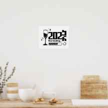 Nieuwjaar wordt geladen 2026 – Minimalistisch Game
