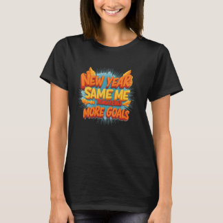 Nieuwjaar, zelfde ik, meer doelpunten t-shirt