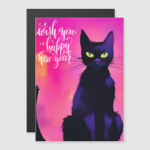 Nieuwjaar Zwart Kat (Voorkant / Achterkant)