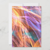 Nieuwjaars Glitterfeest  Huwelijk Aankondiging (Achterkant)