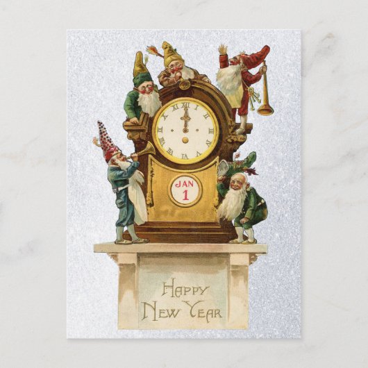 -nieuwjaars-kabouters briefkaart (Voorkant)