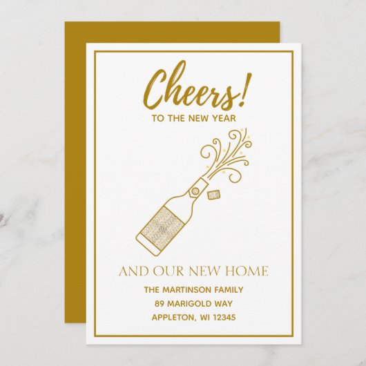 Nieuwjaarsadvertenties van Cheers (Voorkant / Achterkant)