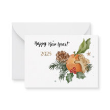 “Nieuwjaarsaquarelmandarijn