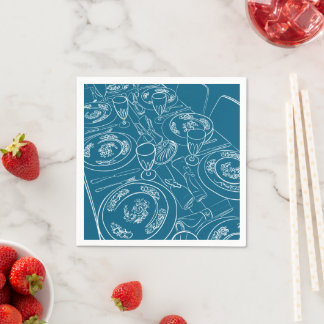Nieuwjaarsbrunch Tafeldecoratie Servet