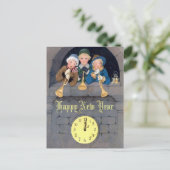  nieuwjaarscursisten Sjabloon Briefkaart (Staand voorkant)