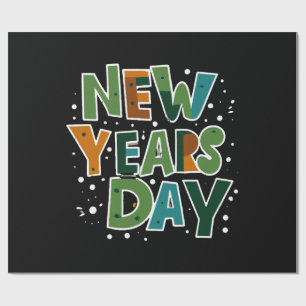 Nieuwjaarsdag Cadeaupapier