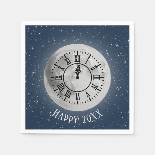 Nieuwjaarsdag in de nacht servet (Voorkant)