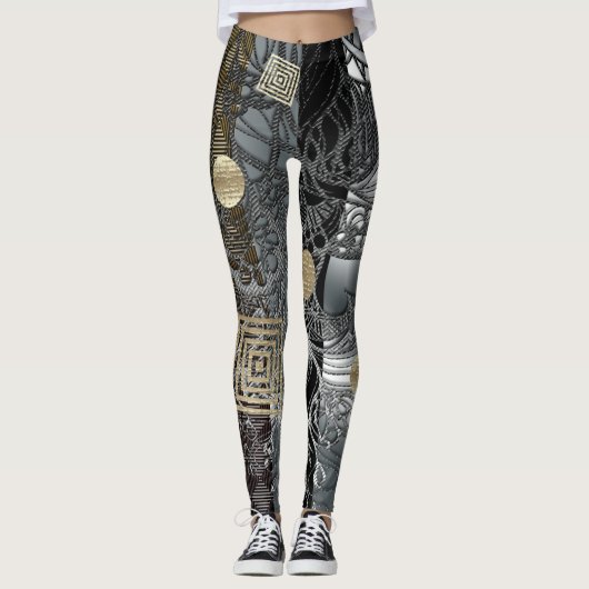 Nieuwjaarsdag Leggings (Voorkant)