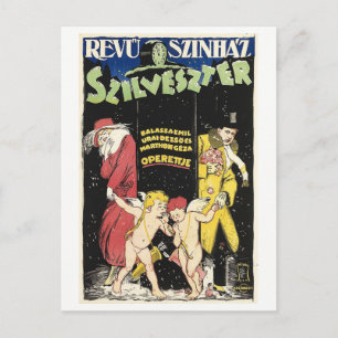 Nieuwjaarsdag Review Hongarije 1920  Feestdagenkaart