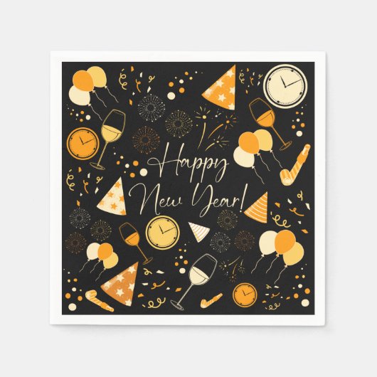 Nieuwjaarsdag Servet (Voorkant)