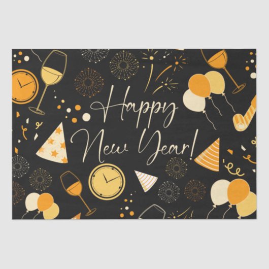 Nieuwjaarsdag Tissuepapier (Voorkant)