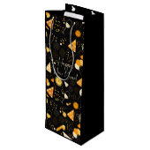 Nieuwjaarsdag Wijn Cadeautas (Achterkant Gekanteld)