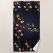 Nieuwjaarse keukenhanddoek strandlaken (Voorkant)