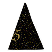 Nieuwjaarsfeest 2025 Gold Feesthoedjes (Rechts)