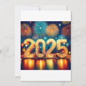 Nieuwjaarsfeest 2025 kaart (Achterkant)