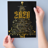 Nieuwjaarsfeest Benefit Gala Flyer (Hand)