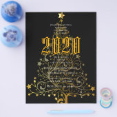 Nieuwjaarsfeest Benefit Gala Flyer (Enkel)