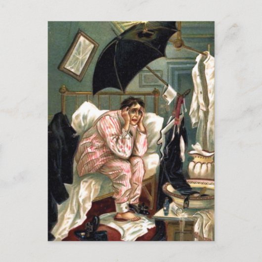 Nieuwjaarsfeest Briefkaart (Voorkant)