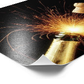 nieuwjaarsfles foto afdruk (Hoek)