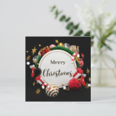 Nieuwjaarskaart (Staand voorkant)