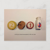 Nieuwjaarskaart 2012 feestdagenkaart (Voorkant)