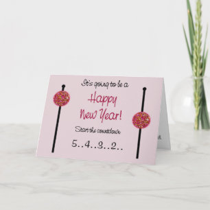 Nieuwjaarskaart/aankondiging zwangerschap feestdagen kaart