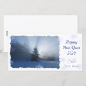 Nieuwjaarskaart Feestdagenkaart (Voorkant / Achterkant)