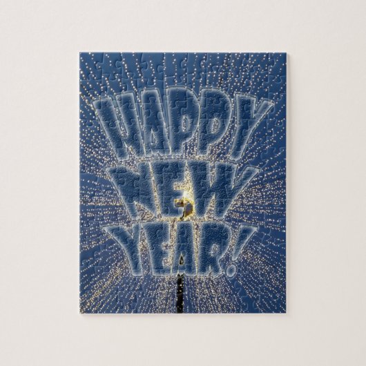 Nieuwjaarslichten Legpuzzel (Verticaal)