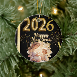 Nieuwjaarsornament Keramisch Ornament