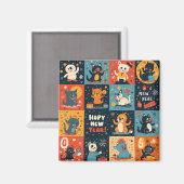 Nieuwjaarspatroon Magneet (Voorkant / Achterkant)